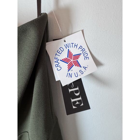 XSCAPE One Shoulder Asymmetric Hem Gown STYLE: 4840X Olive Green Sz 12 NWT $239 - Picture 15 of 15